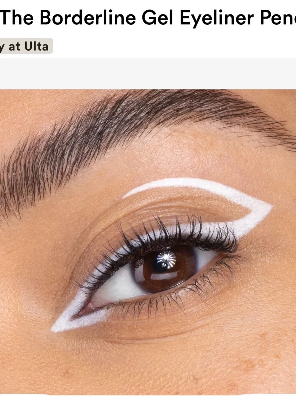At The Borderline Gel Eyeliner Pencil — Pure White